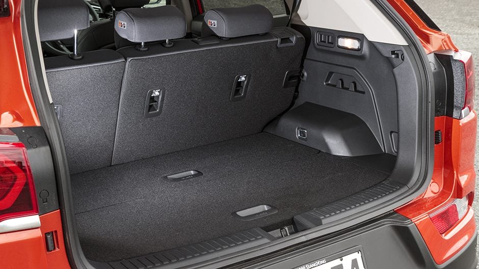 2020 SsangYong Korando Limited boot space