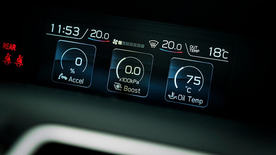 2019 Subaru Levorg GT-S screen