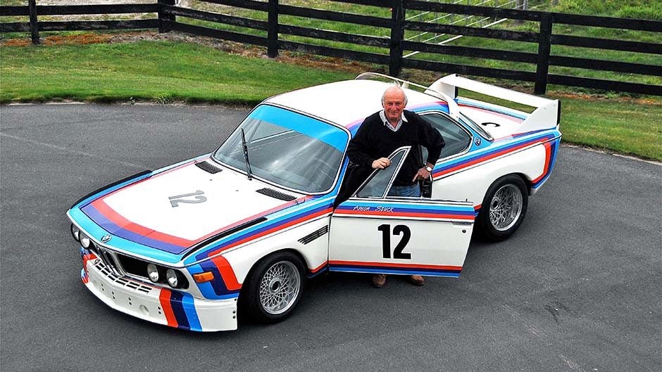 Chris Amon with BMW 3.0CSL