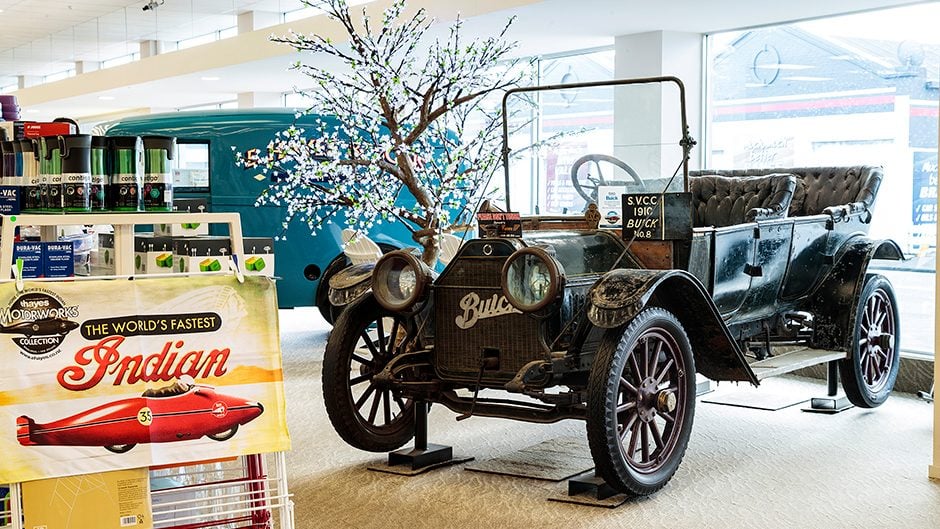 E Hayes and Sons musuem tour Buick