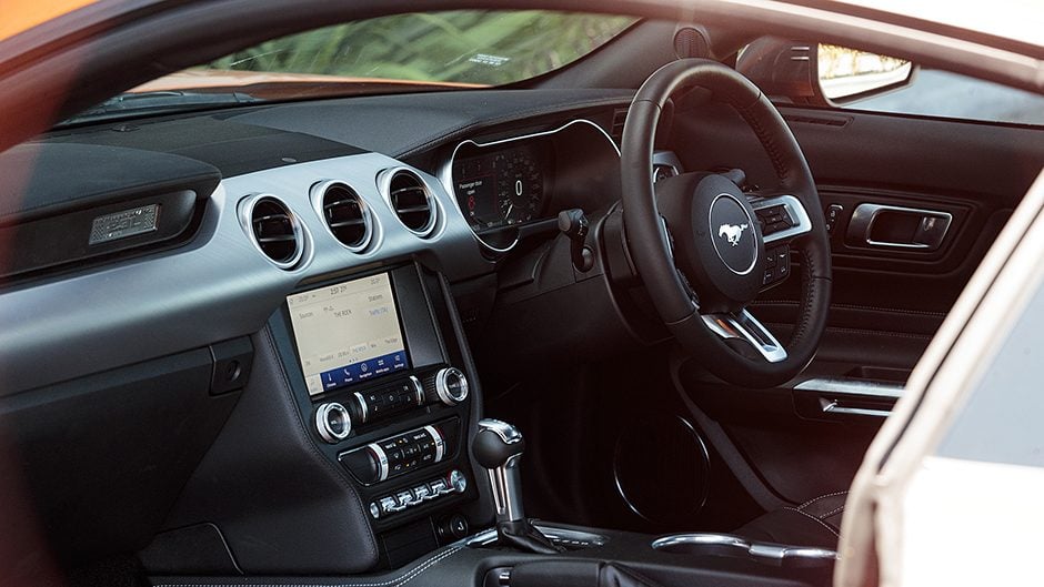 2020 Ford Mustang 2.3L interior