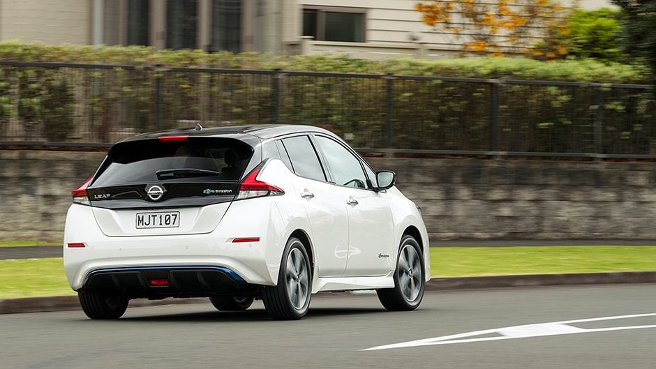 Nissan Leaf rear action