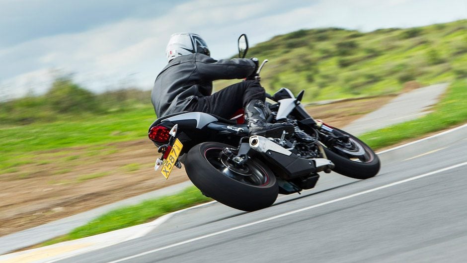 Triumph Street Triple 660 ABS rear action