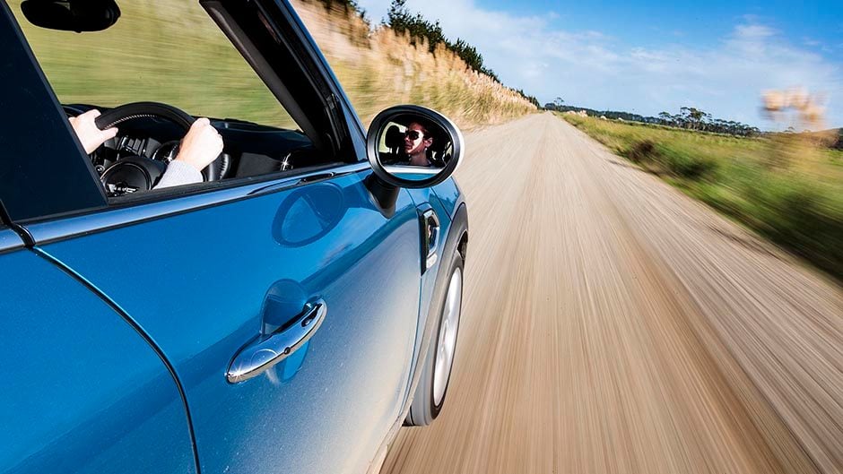 2017 Mini Cooper S Countryman driving on unsealed road