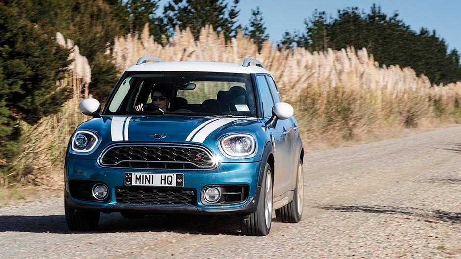 2017 Mini Cooper S Countryman driving on gravel road