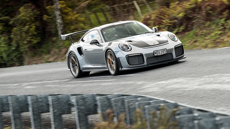 Porsche 911 GT2 RS front three quarter view