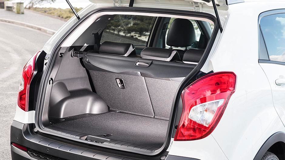 2017 SsangYong Korando SPR boot space