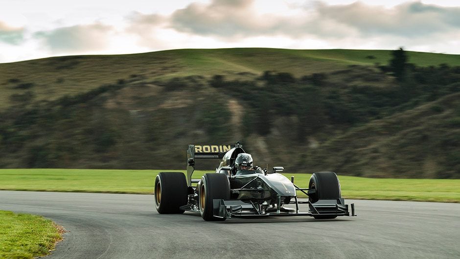 Rodin FZed driving around race track