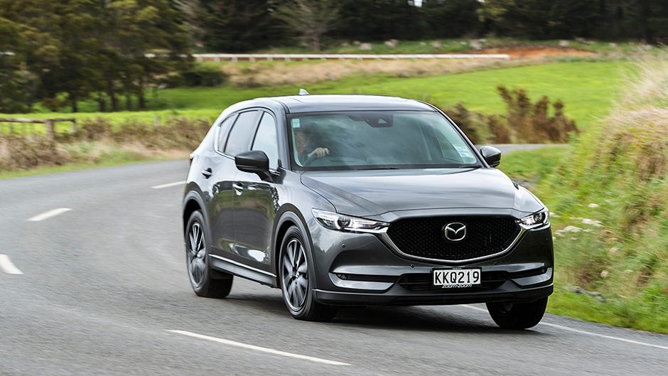 Mazda CX-5 on road