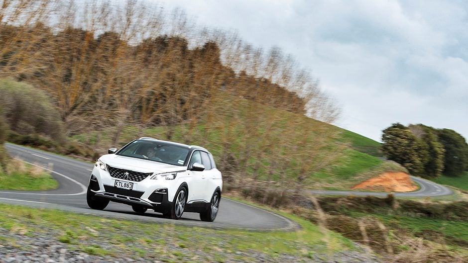 Peugeot 3008 on road
