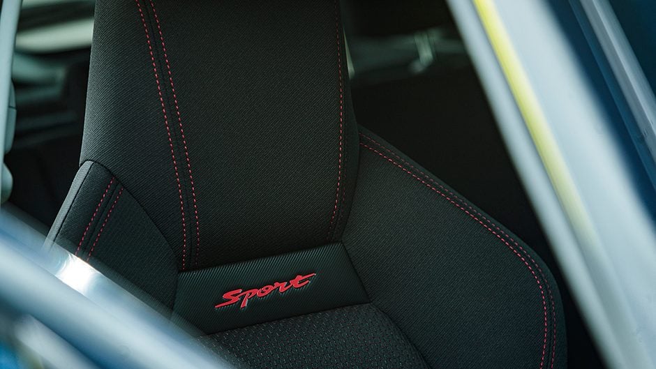 2018 Suzuki Swift Sport seat