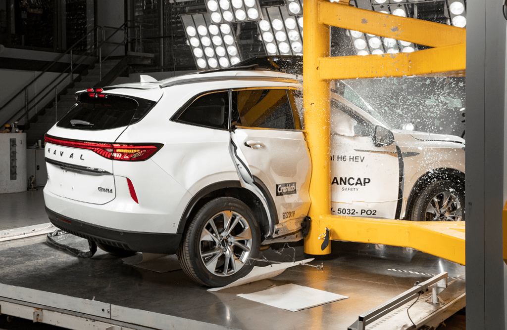 Haval H6 ANCAP side impact crash test