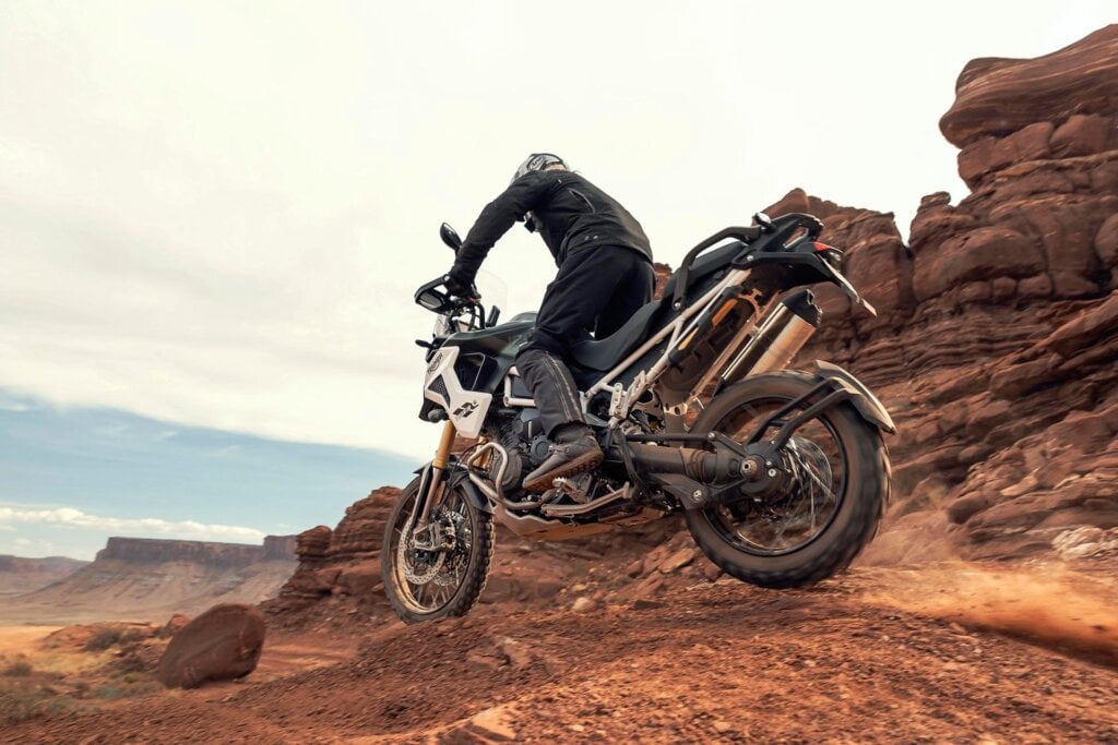 2022 Triumph Tiger 1200 jumping