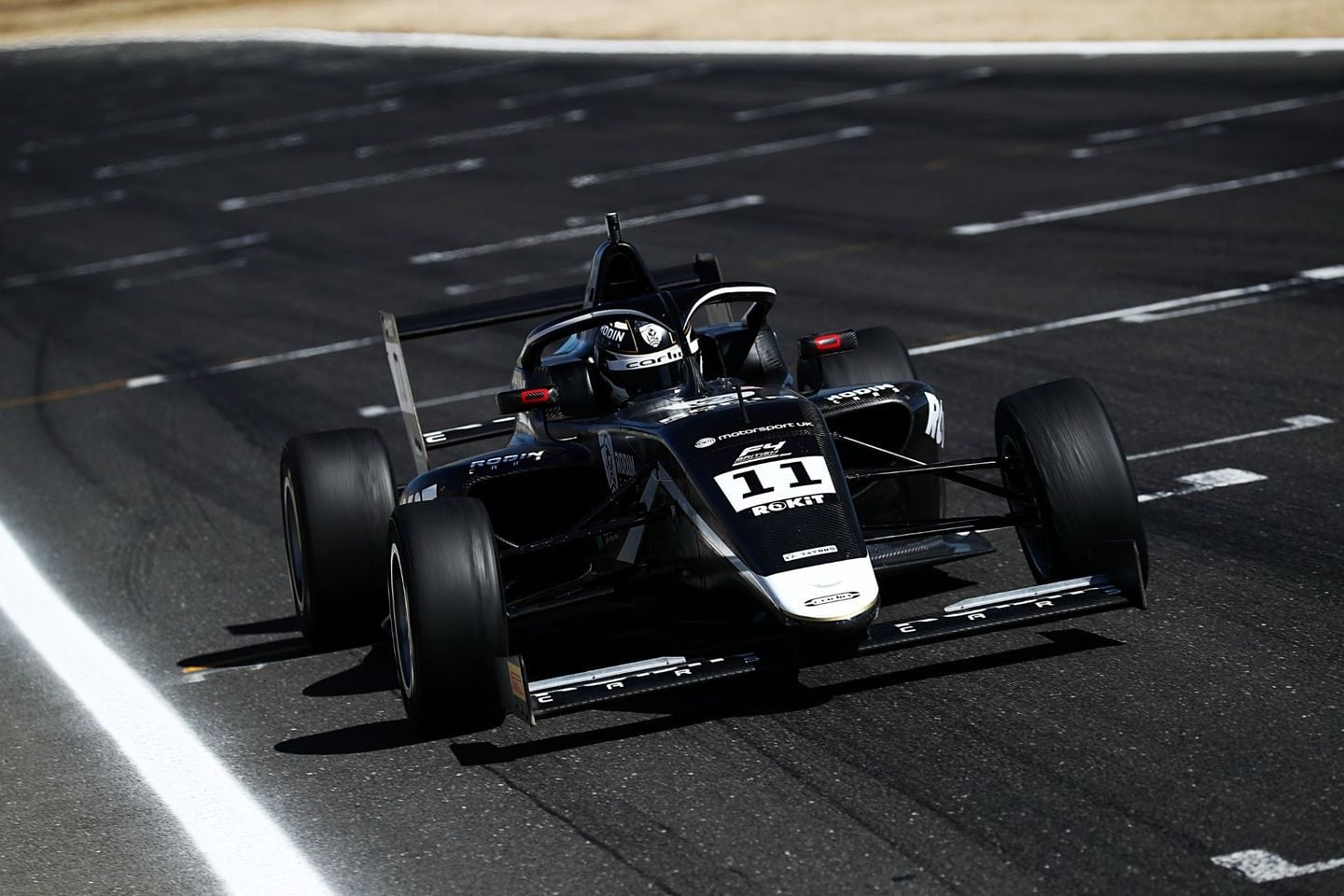 Louis Sharp Formula 4 car racing front view