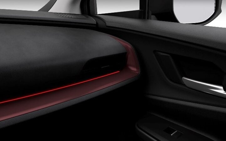 Toyota Prius dashboard close up view