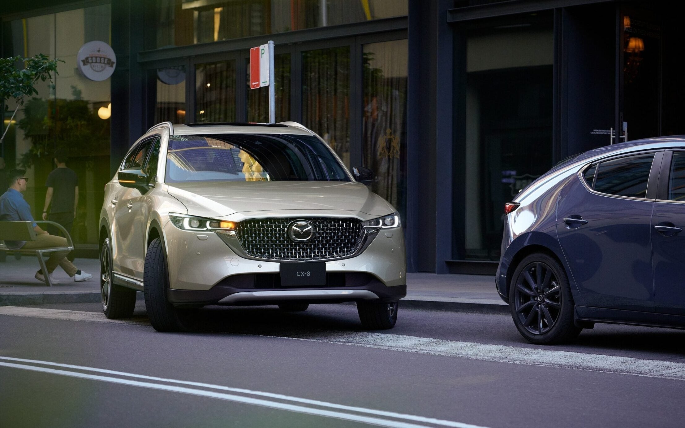 Mazda CX-8 facelift front view
