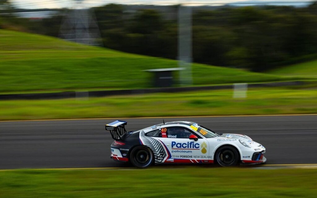 Porsche 911 991.2 race car on track