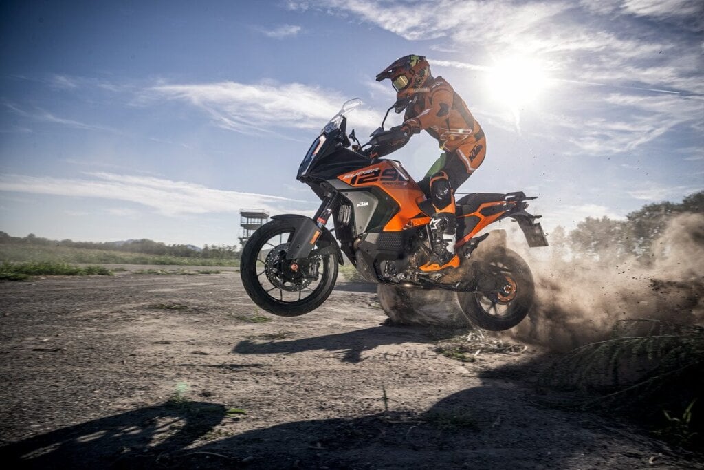 KTM Super Adventure S jump