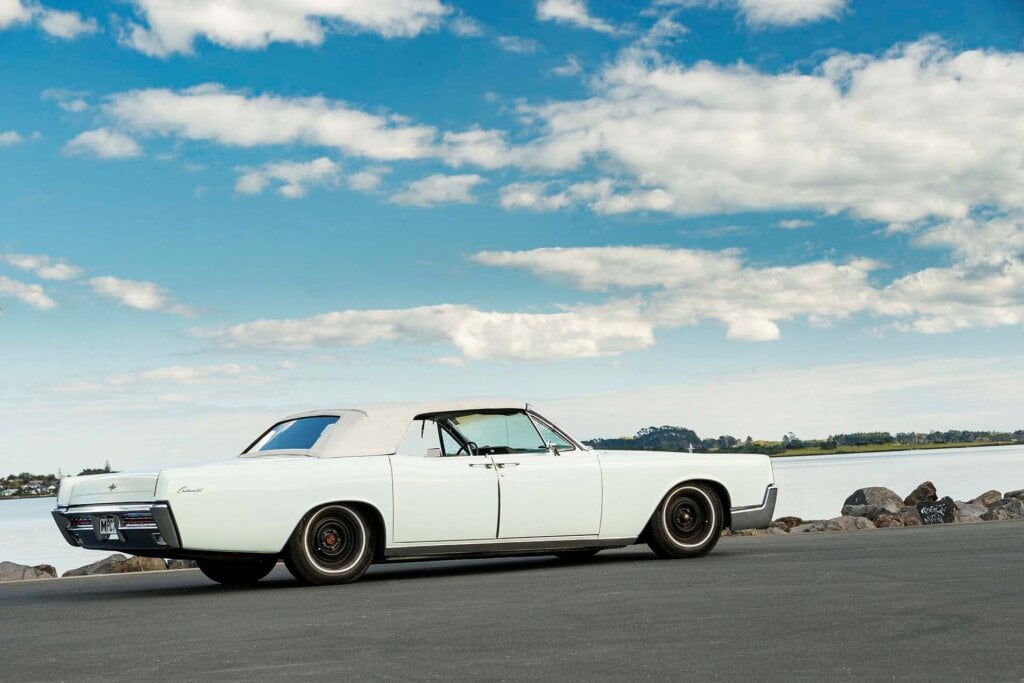 1967 Lincoln Continental Convertible low rear static