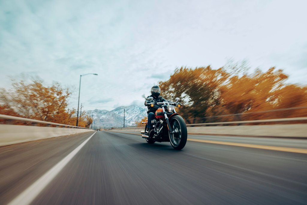 Harley-Davidson Breakout riding fast
