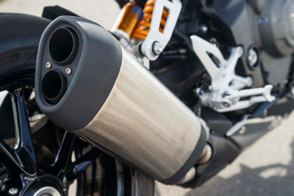 Triumph Speed Triple RR exhaust