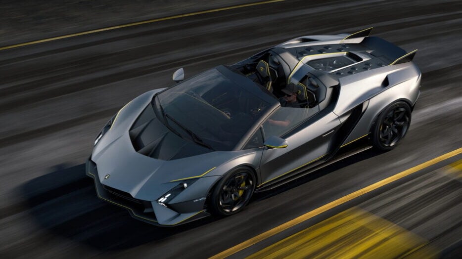Lamborghini Autentica driving