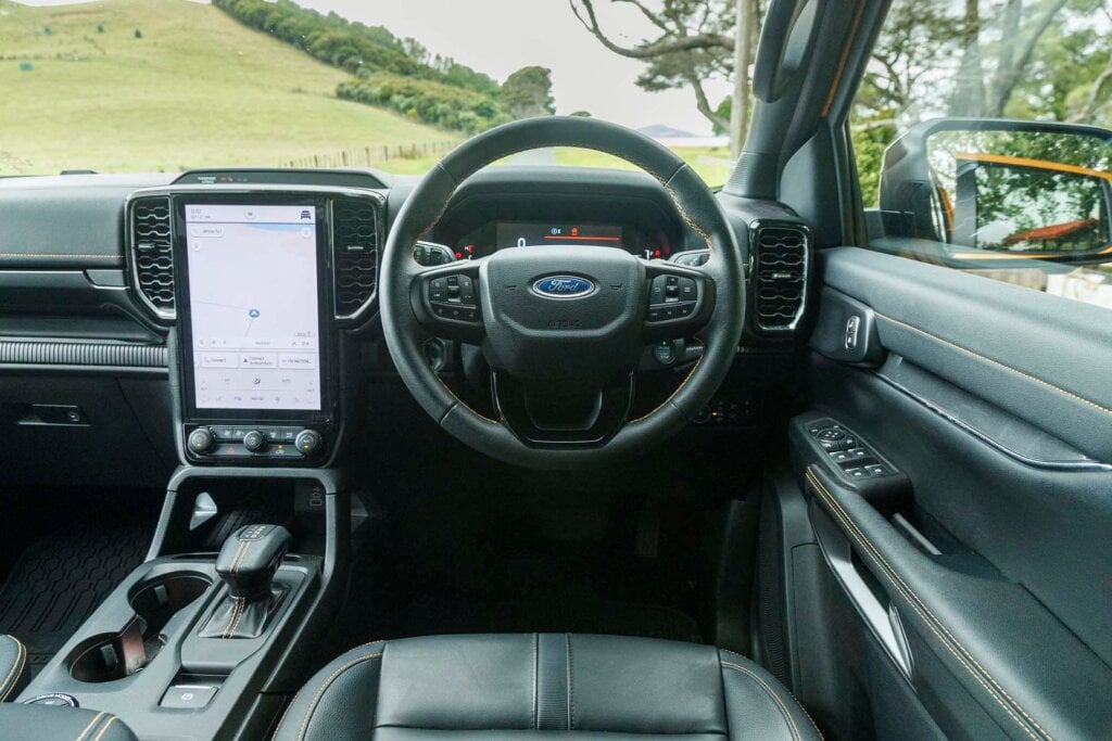Ford Ranger Wildtrak interior