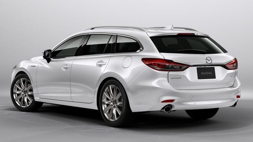 Mazda6 20th Anniversary Edition wagon rear three quarter view
