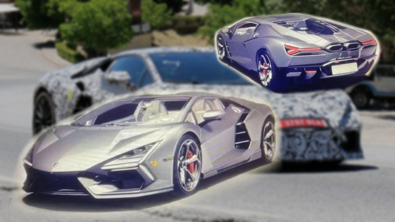Lamborghini Aventador successor collage