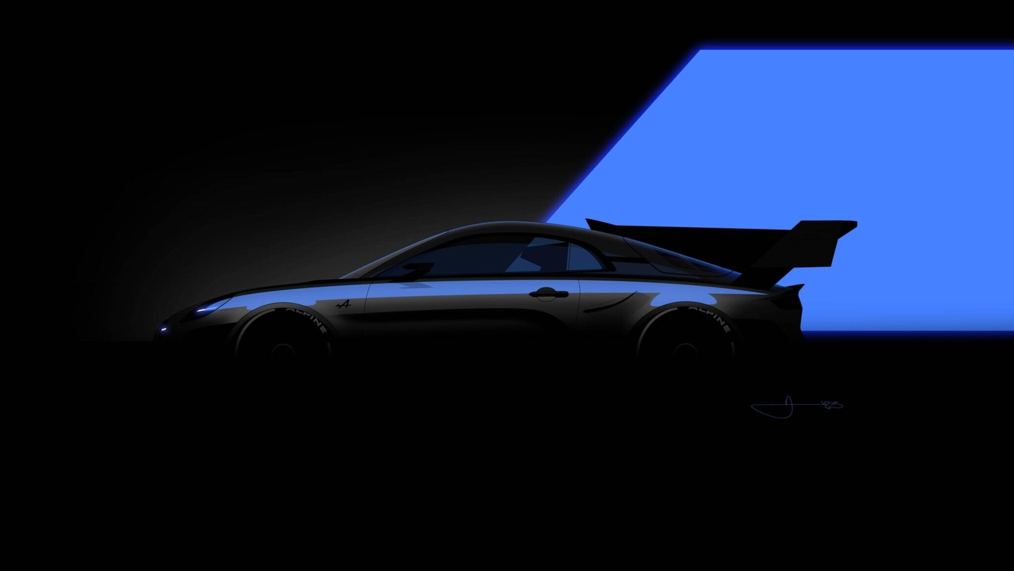 Alpine A110 Pikes Peak car