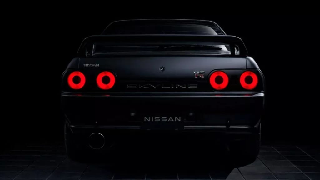 Nissan Skyline GT-R R32 EV rear end teaser