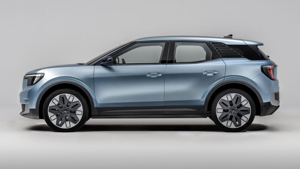 Electric Ford Explorer side view