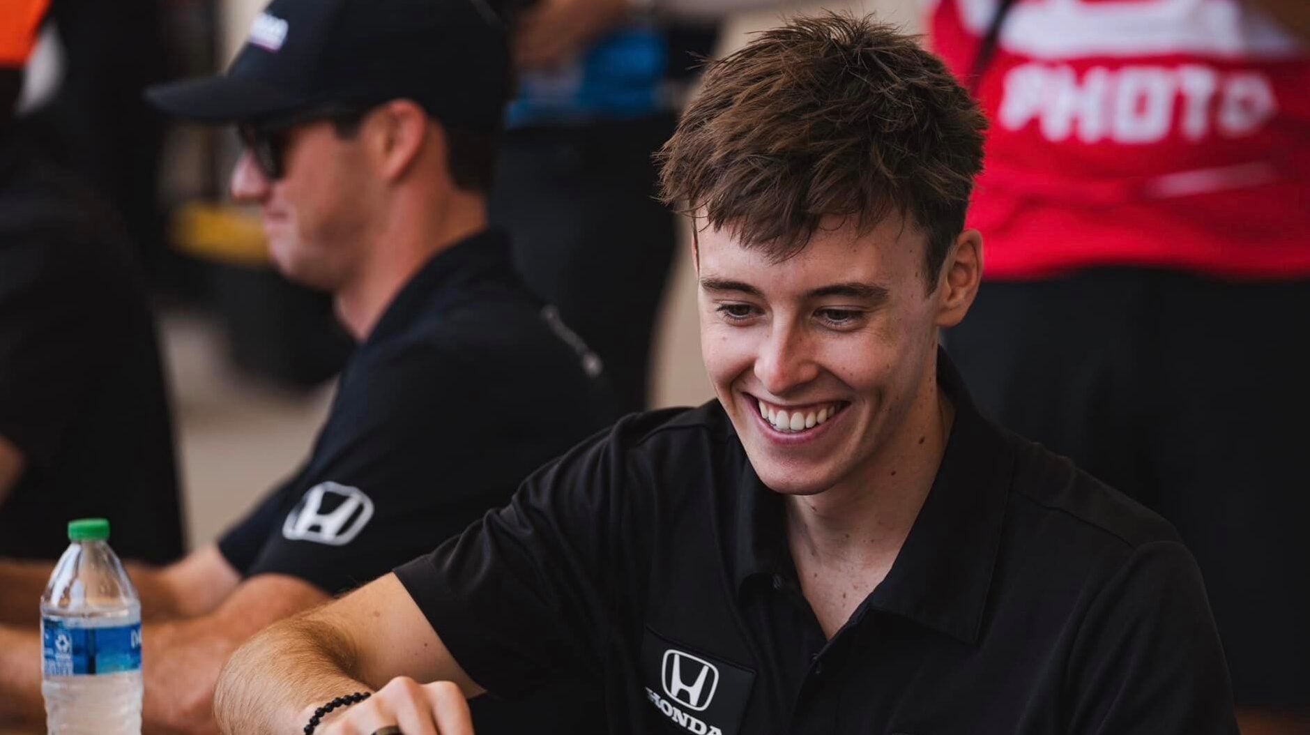 Marcus Armstrong at IndyCar St. Petersburg 2023