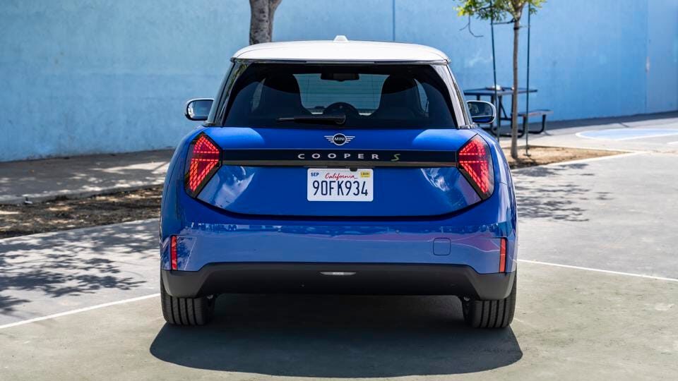 2024 Mini Cooper EV rear view