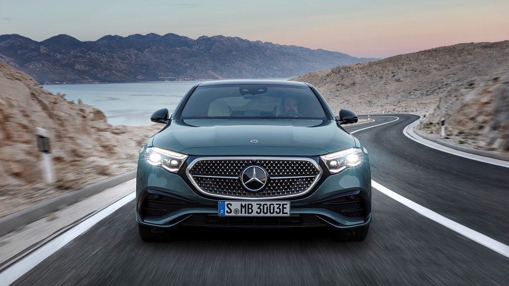 Mercedes-Benz E-Class front view driving