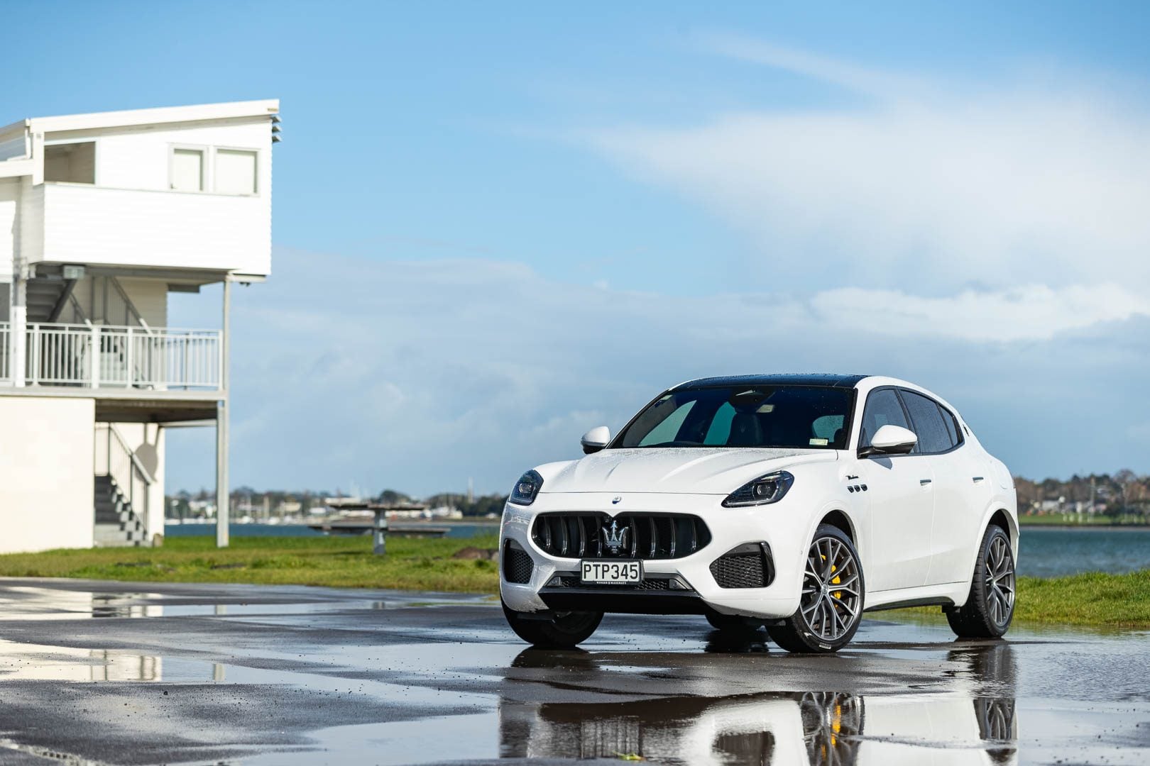 Maserati Grecale Modena hero shot, pictured in white