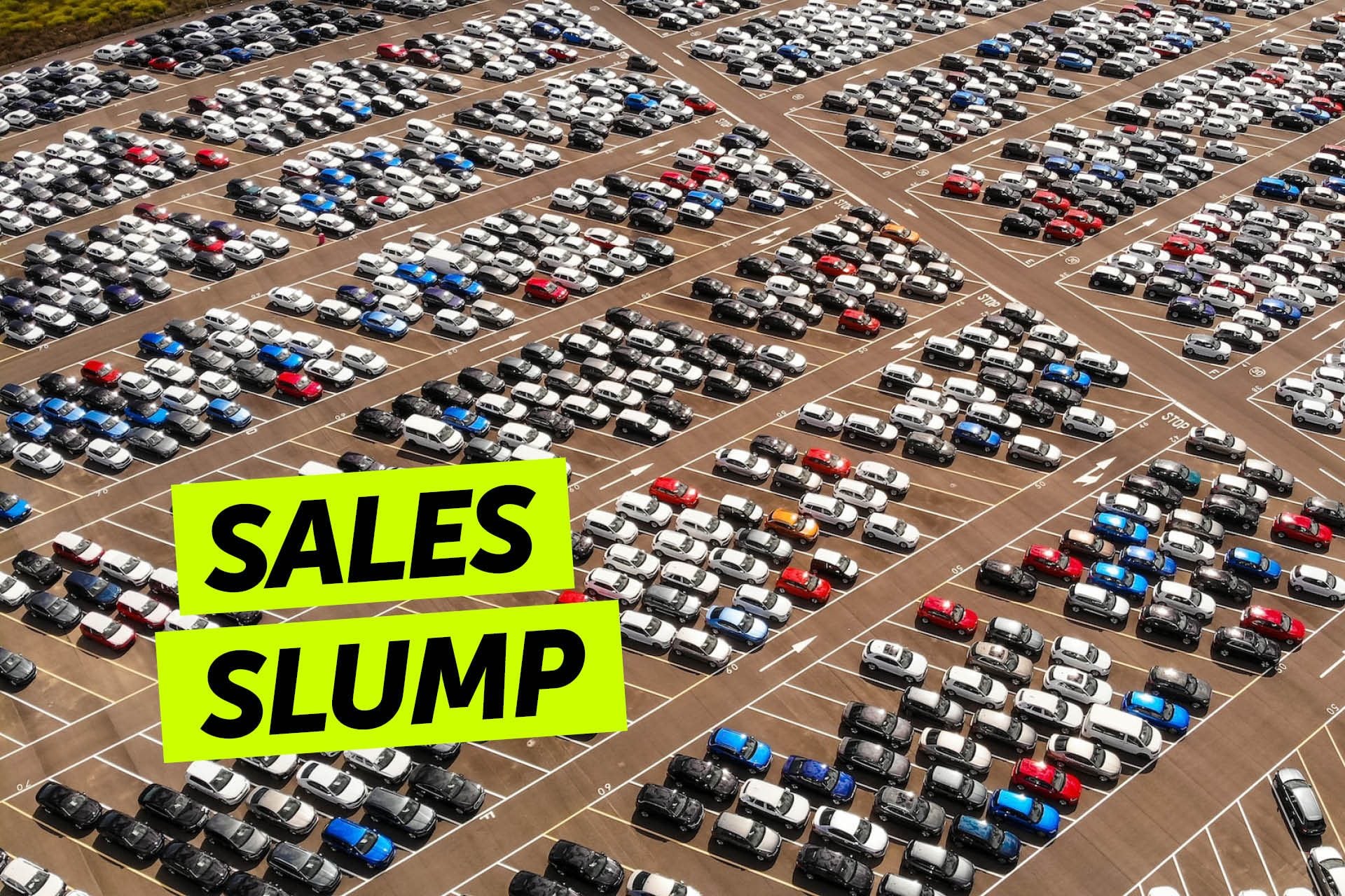 Cars parked in parking lot