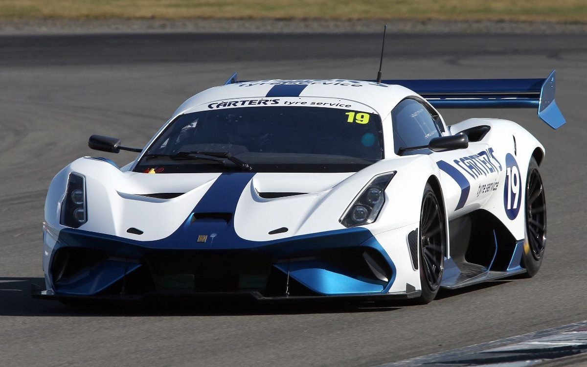 Brabham BT62 on race track
