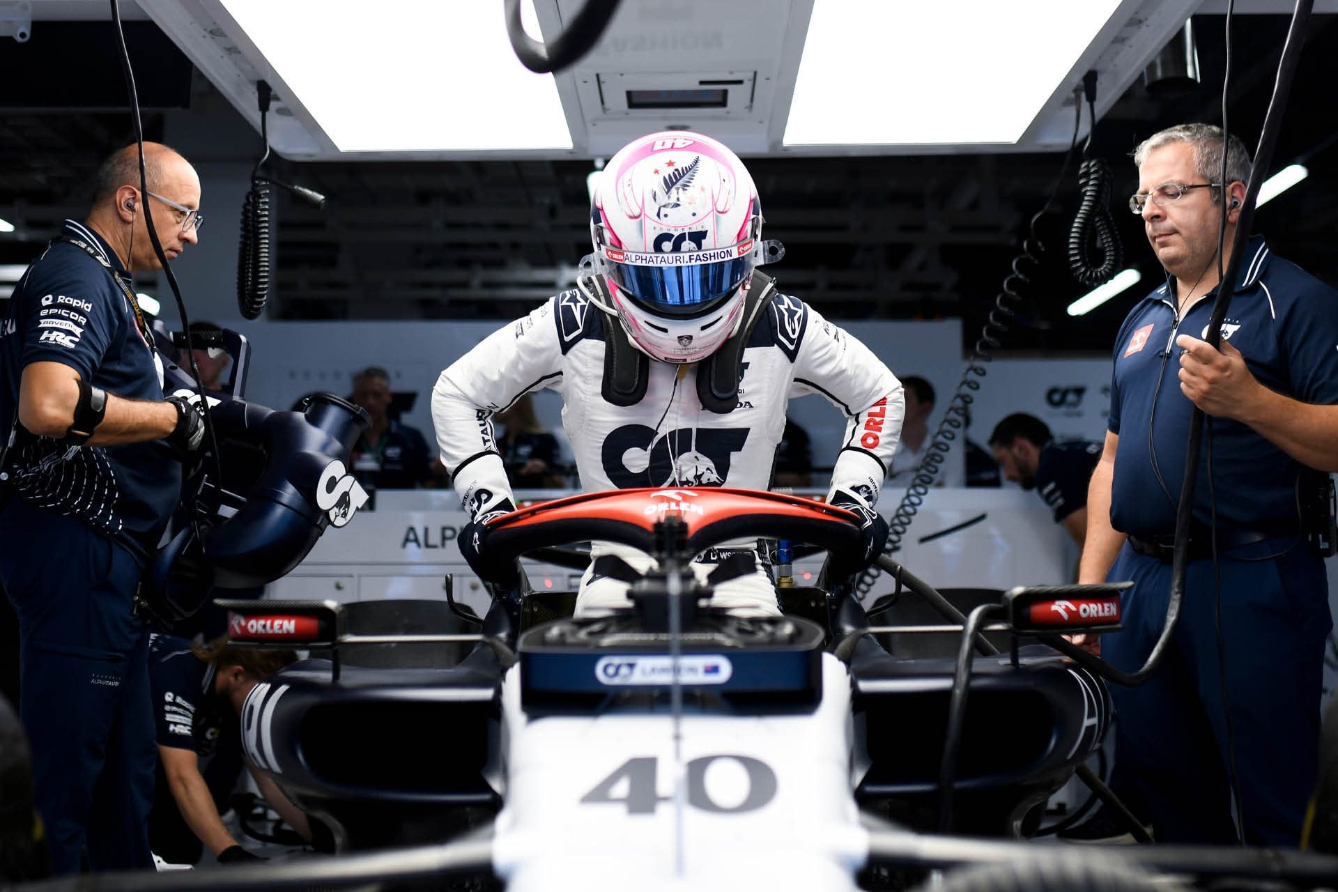 Liam Lawson stepping into AlphaTauri F1 car at Japanese GP