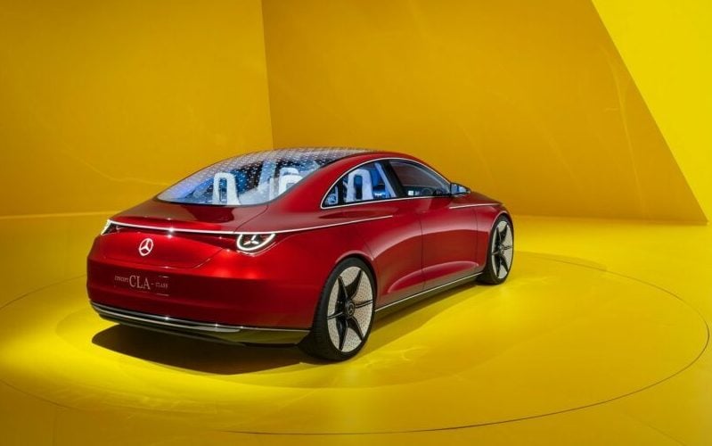 Mercedes-Benz Concept CLA Class rear three quarter view