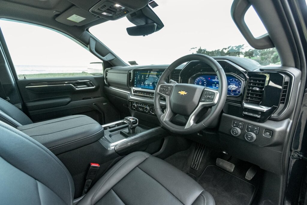 Interior of the Chevrolet Silverado 1500 LTZ Z71