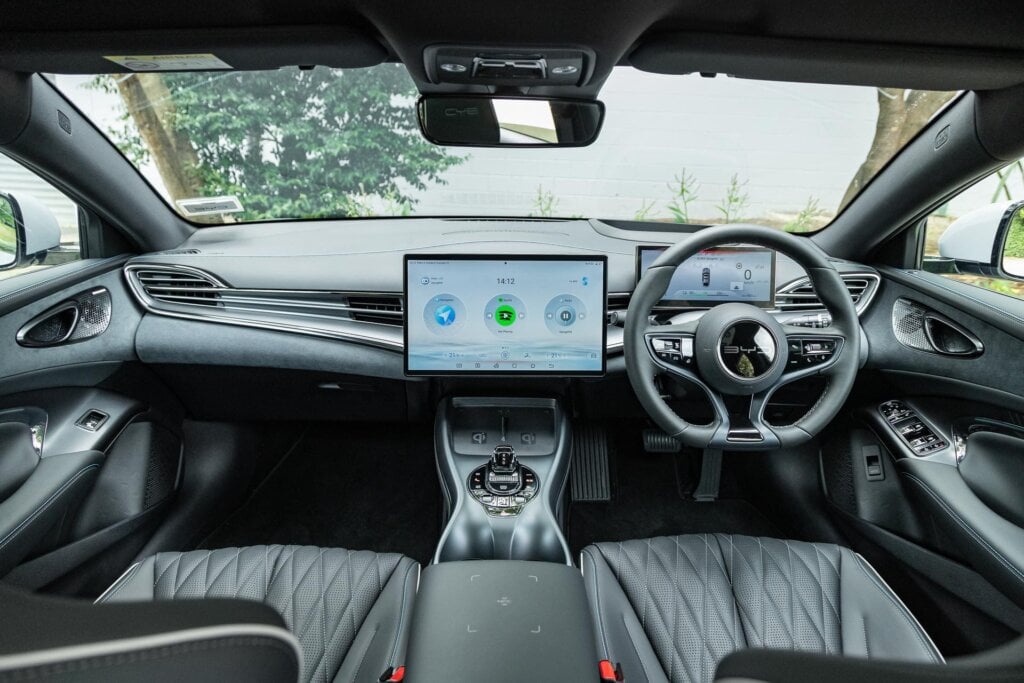 Front interior view of the BYD Seal