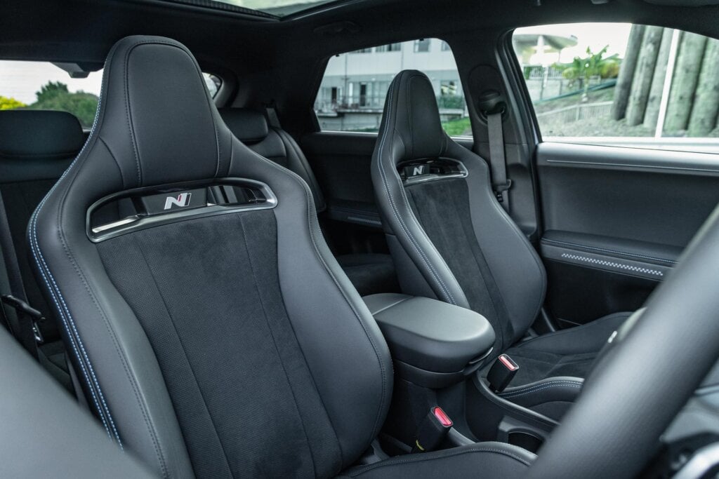 Hyundai IONIQ 5 N front seats wide view