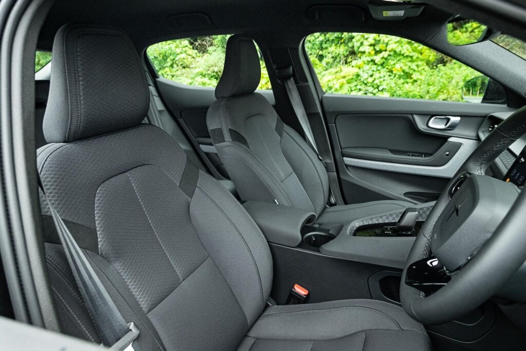2024 Polestar 2 Long Range front seat space