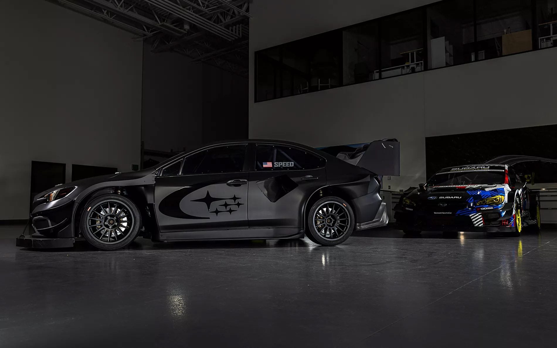 Hard to see here but this is the Scott Speed car entered in the 2024 Goodwood Hillclimb.