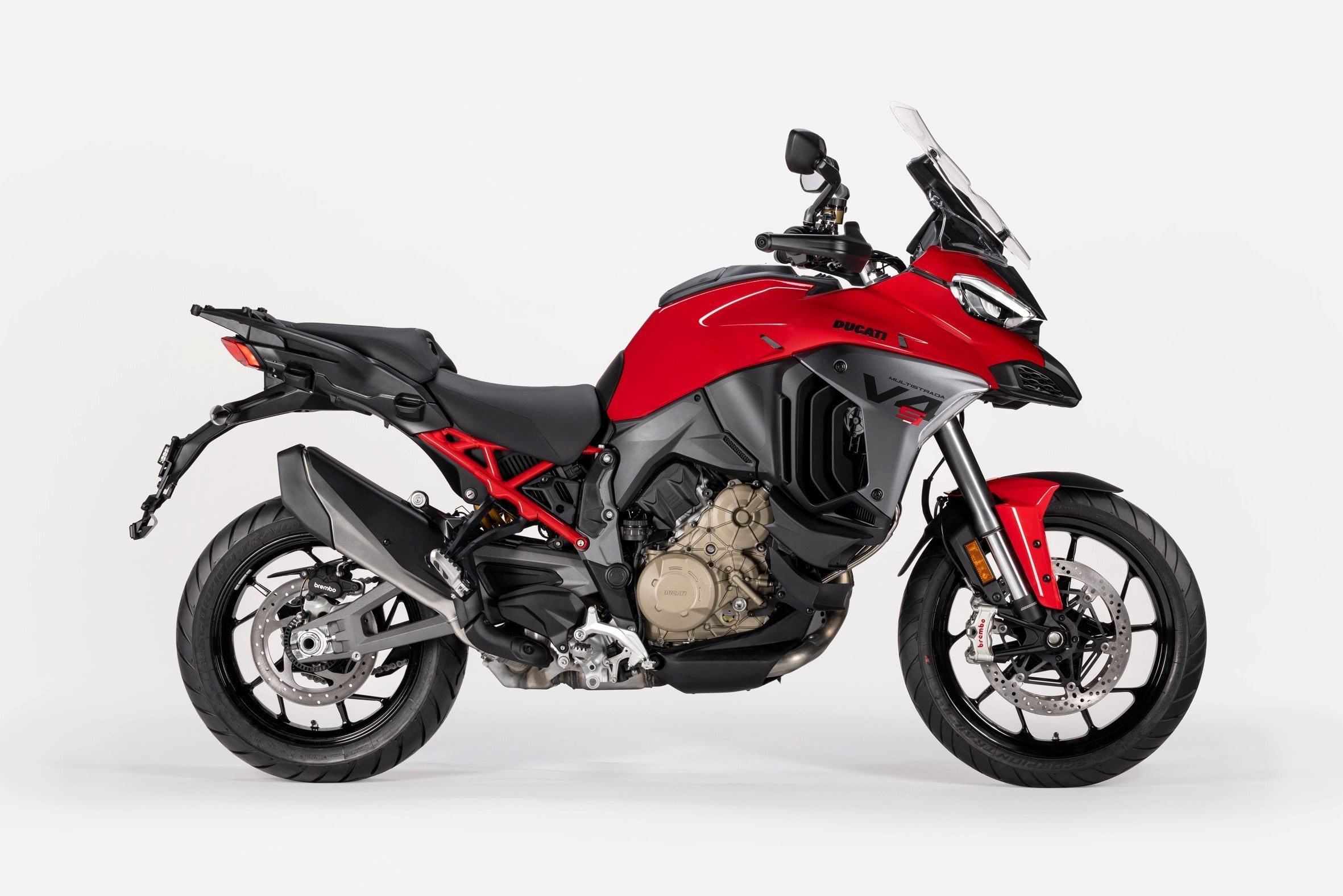This is the V4 S Multistrada in its new clothing.