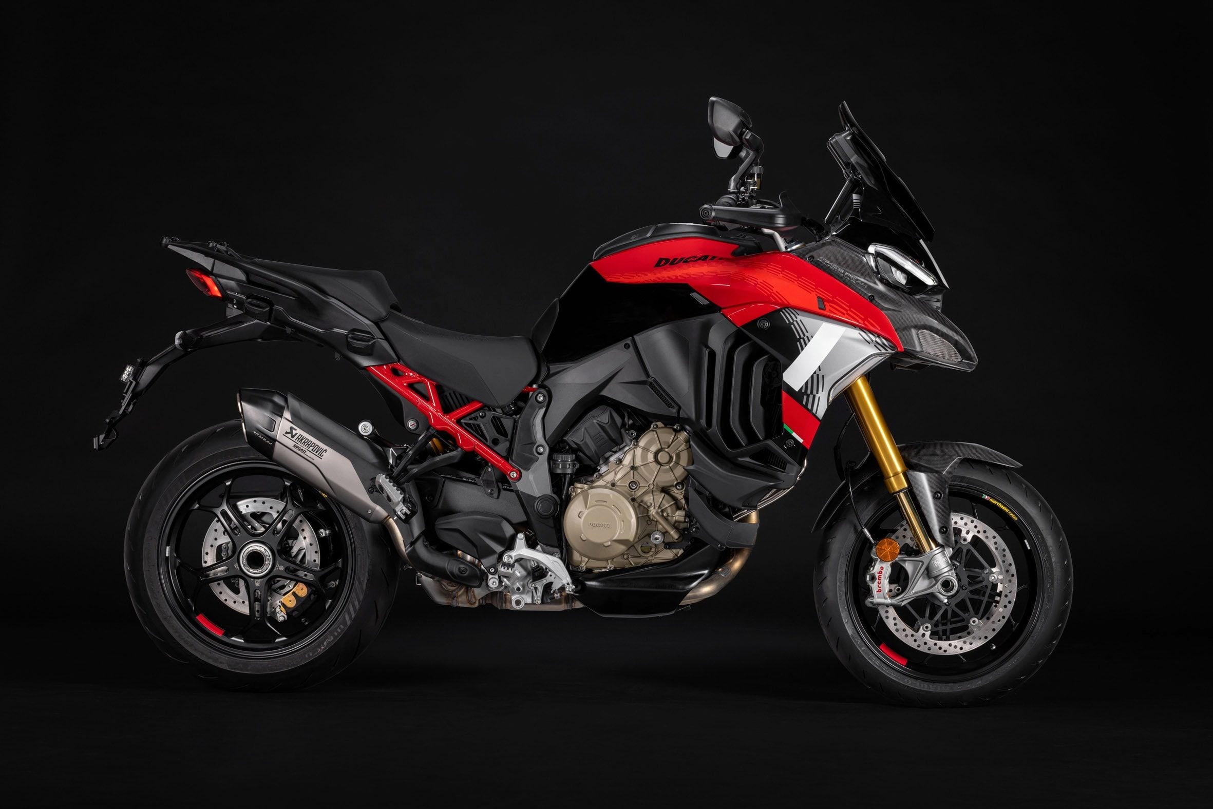 Not so easy to see here but this gets all the serious sporty gear, including top exhaust, brakes and suspension.