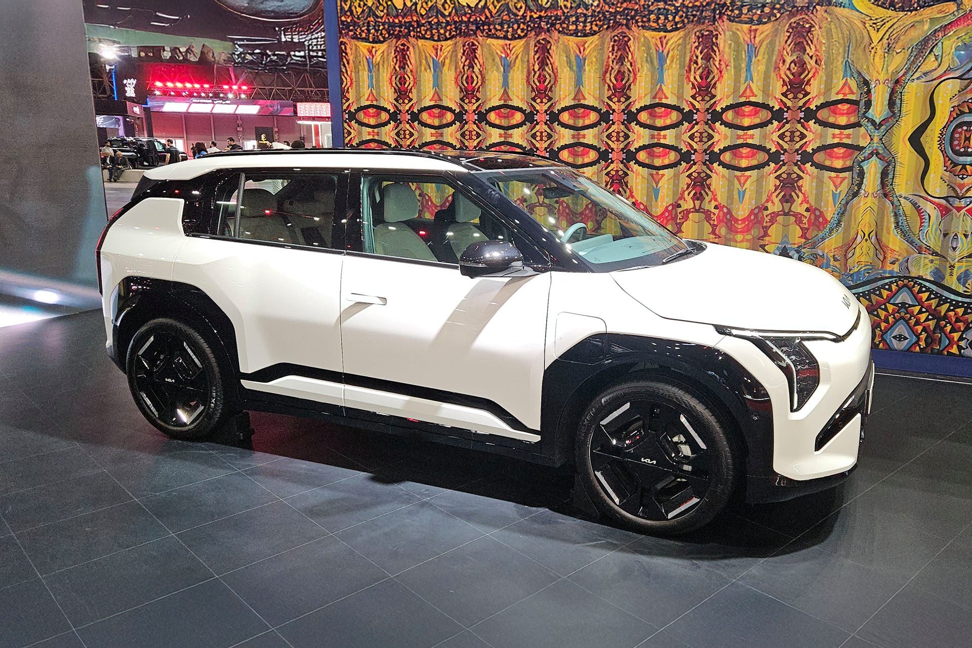 EV3 at the Jeddah Motor Show.