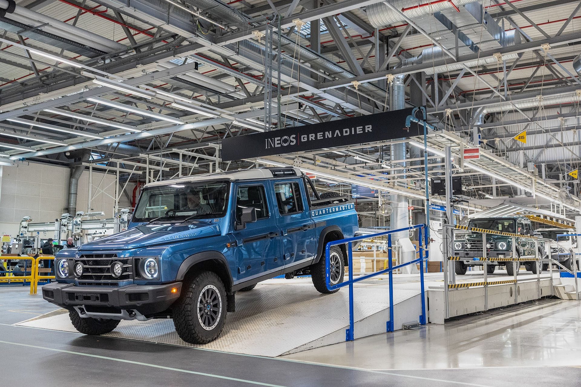 An Ineos rolls off the line, something that will happen again in the new year.