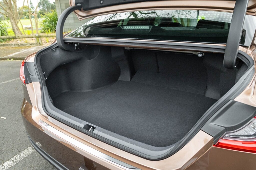 Boot space in the 2024 Toyota Camry